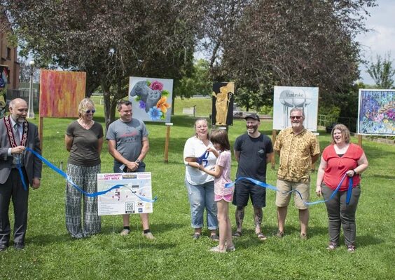 Walk, don’t run, to check out for the newly unveiled Community Art Walk in downtown Pembroke!